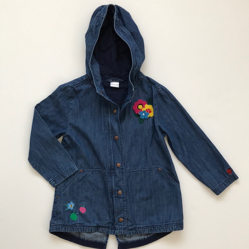 Hanna Andersson Hooded Denim Jacket
